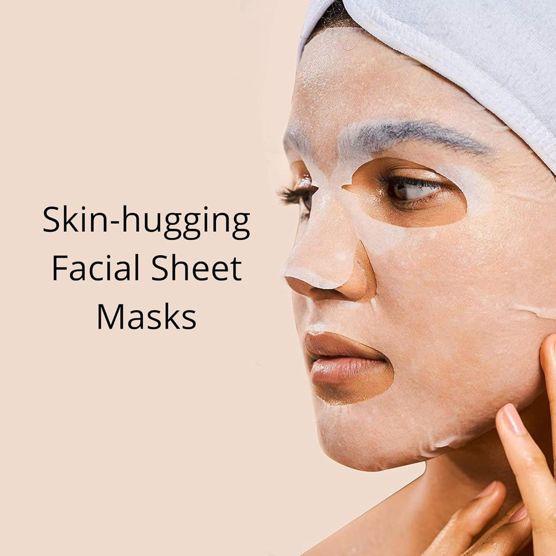 Rael Face Mask Skin Care, Collagen Face Masks - Bamboo Facial Sheet Mask, Korean Skincare, with Collagen Essence and Fruit Extracts, Nourishing and Moisturizing, All Skin Types (Collagen, 5 Sheets) Halalzen
