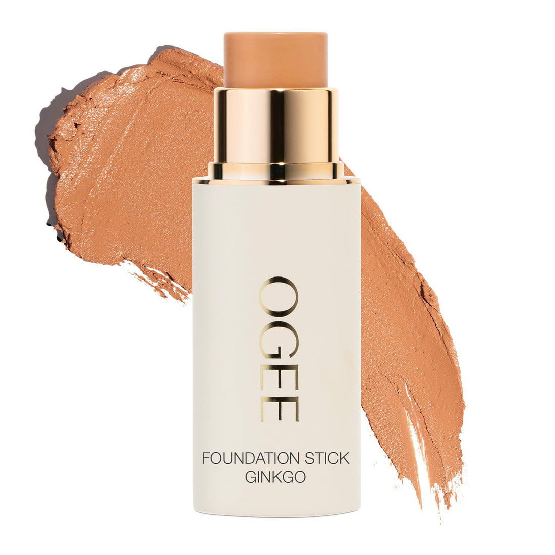 Ogee Sculpted Complexion Foundation Stick (Mahogany 14.5N - Deep Cocoa, Rich Undertones) Full Coverage Foundation Makeup - Instantly Balance & Even Complexion - 70% Organic Ingredients