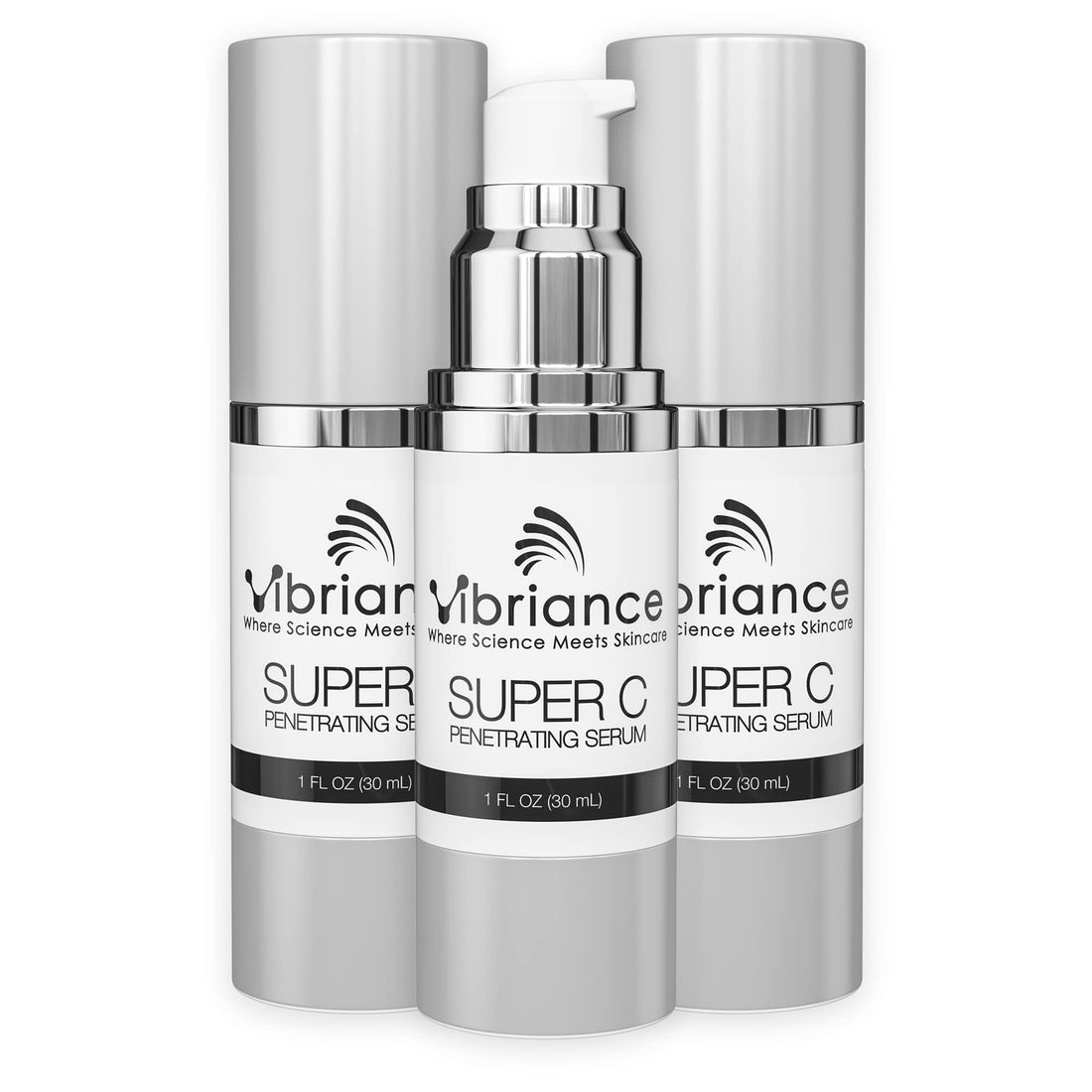Vibriance Super C Serum for Mature Skin - All-in-One Vitamin Formula Hydrates, Firms, Lifts, Smooths, Targets Age Spots, Wrinkles, 1 fl oz Halalzen