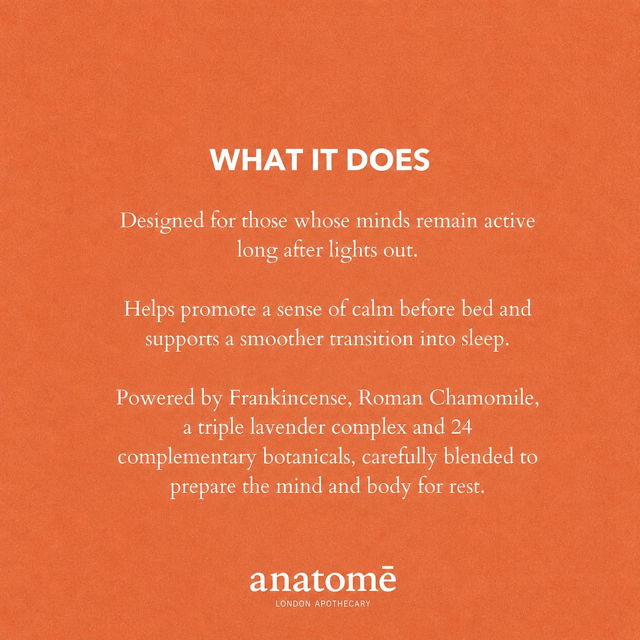 anatomē Sensory Point15ml | 100% Natural Essential Oils Blend to Help Quiet the Mind Before Bed | Ideal for Those Who Cannot Fall Asleep (Cornish Lavender)