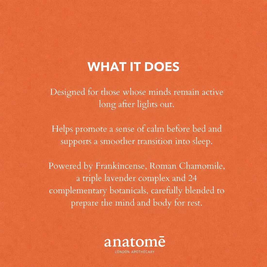 anatomē Sensory Point15ml | 100% Natural Essential Oils Blend to Help Quiet the Mind Before Bed | Ideal for Those Who Cannot Fall Asleep (Cornish Lavender)
