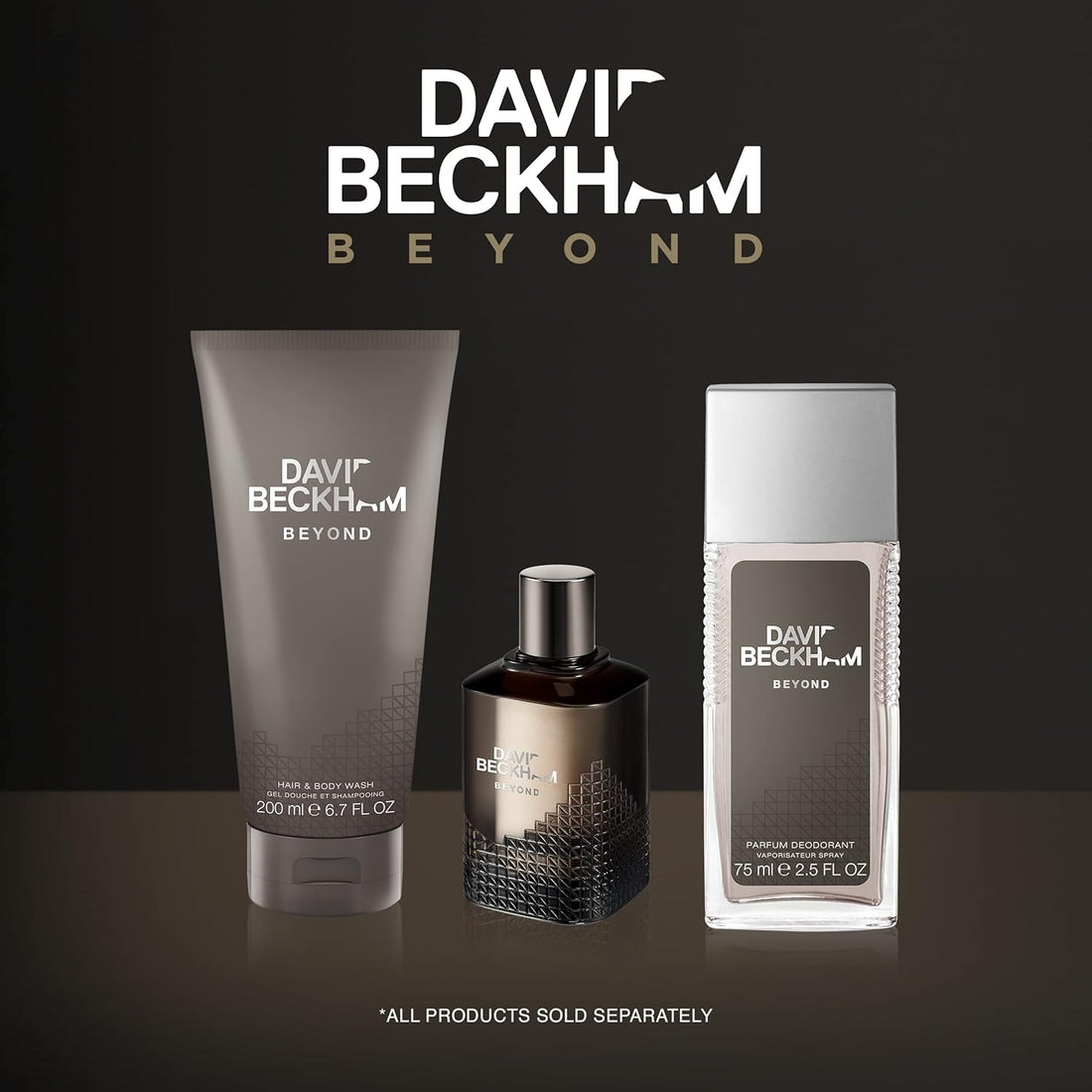DAVID BECKHAM Beyond - Eau De Toilette for Him - Fougère Herbaceous Fragrance with Notes of Fresh Mojito Accord, Black Pepper and Magnetic Patchouli - Long Lasting - 90ml | for Him