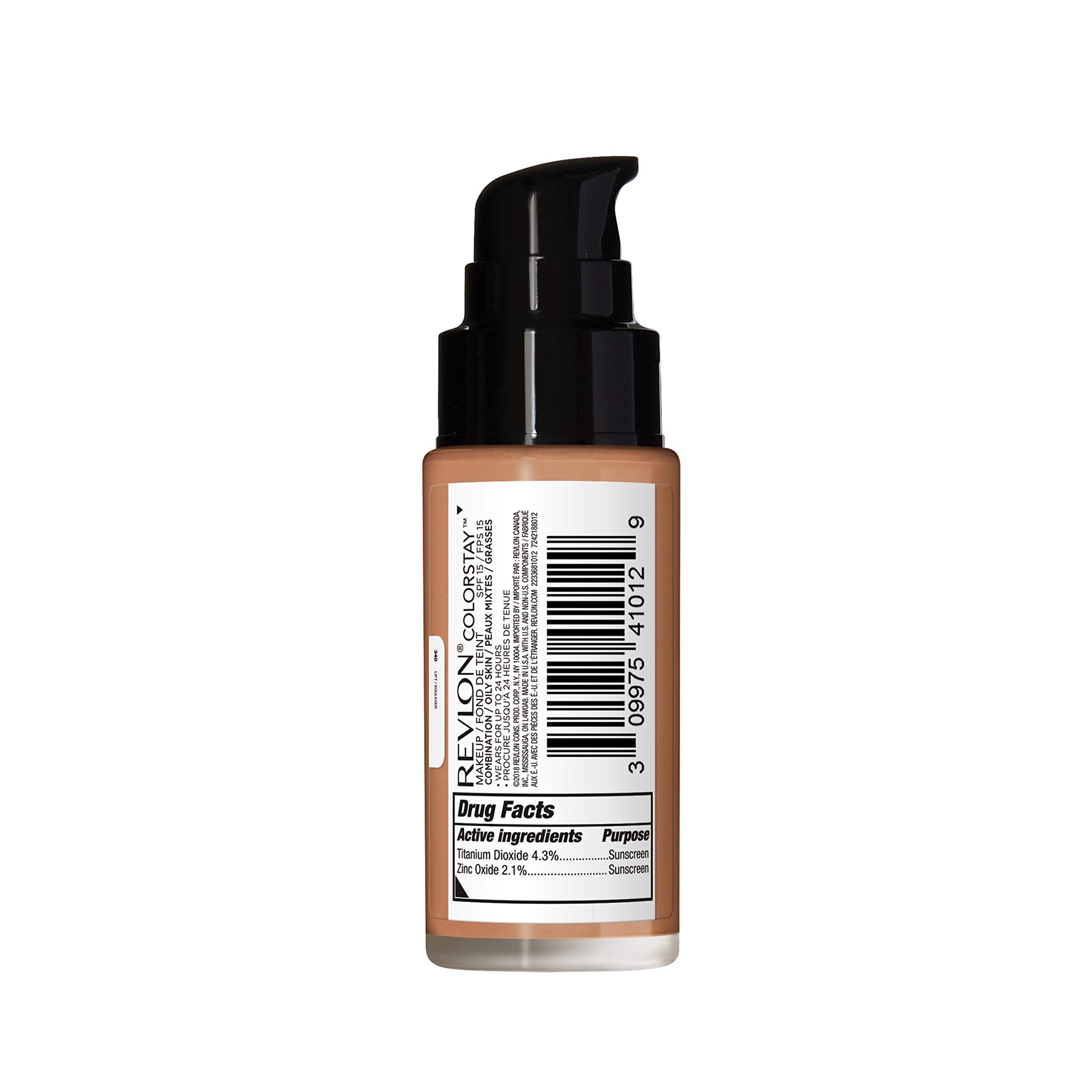 Revlon Colorstay Liquid Foundation Makeup for Combination/Oily Skin SPF15 Medium to Full Coverage (30ml) Matte Finish, Buff (150) Unisex Halalzen