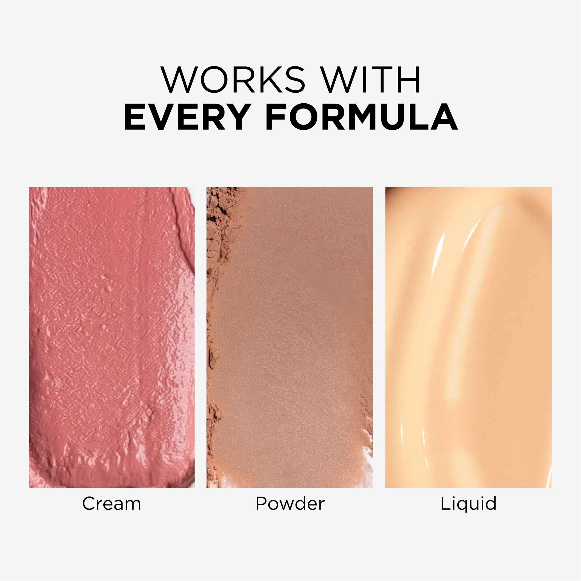 Haleys Beauty Kabuki Foundation Brush For Applying Powder, Foundation, Bronzer, Blush, and Mineral Make up, Soft Bristles, Seamless Blending, Makeup Brushes Essential, Vegan & Cruelty Free