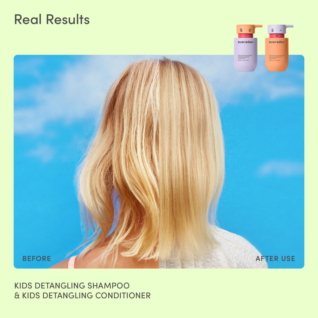 Evereden Kids Conditioner Detangler, 6.7 fl oz. | Children's Haircare | Non-toxic Conditioning for Silky Smooth Hair Halalzen