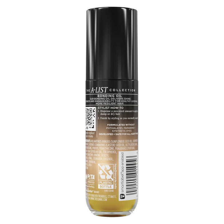 TRESemmé Bonding Oil 1 ct A-List Collection for Reducing Breakage + Finishing Styles, Developed & Safe for All Hair Types, 1.35 FL OZ Halalzen