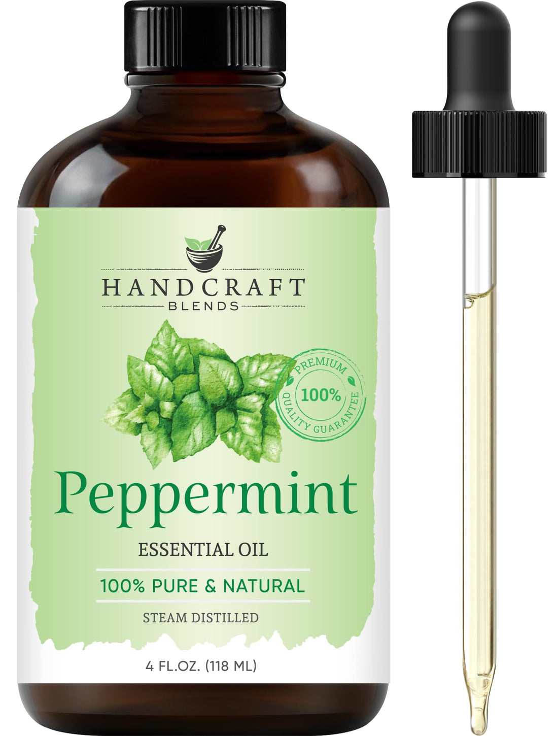 Handcraft Blends Eucalyptus Essential Oil - Huge 118 ml - 100% Pure and Natural - Premium Grade with Glass Dropper