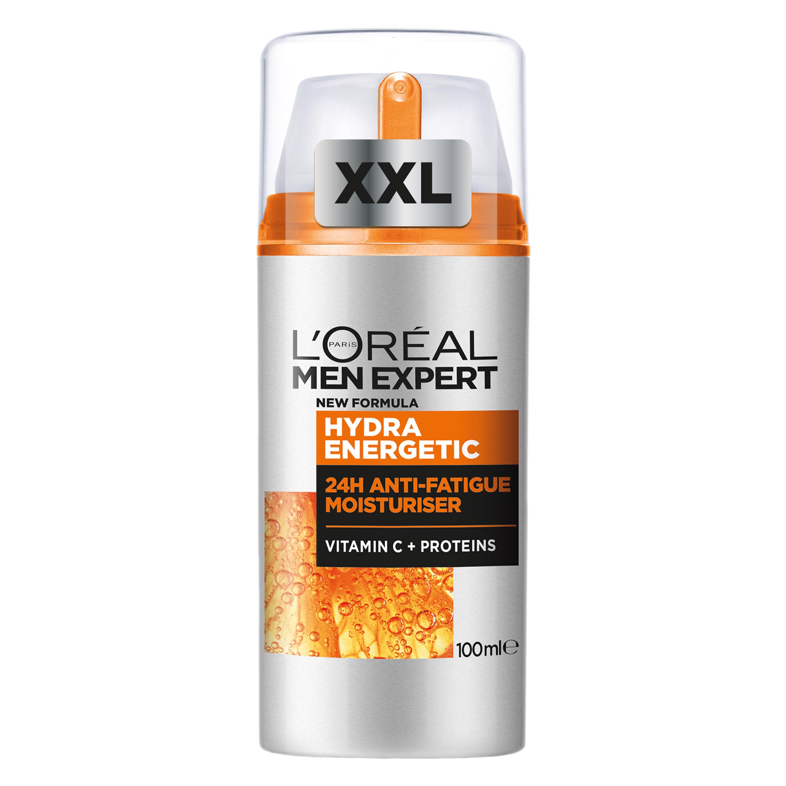 L'Oreal Men Expert Power Age Moisturiser, Hydrating & Revitalising Hyaluronic Acid Moisturiser for Men, designed for Ageing, Dry & Dull Skin 100ml, 1