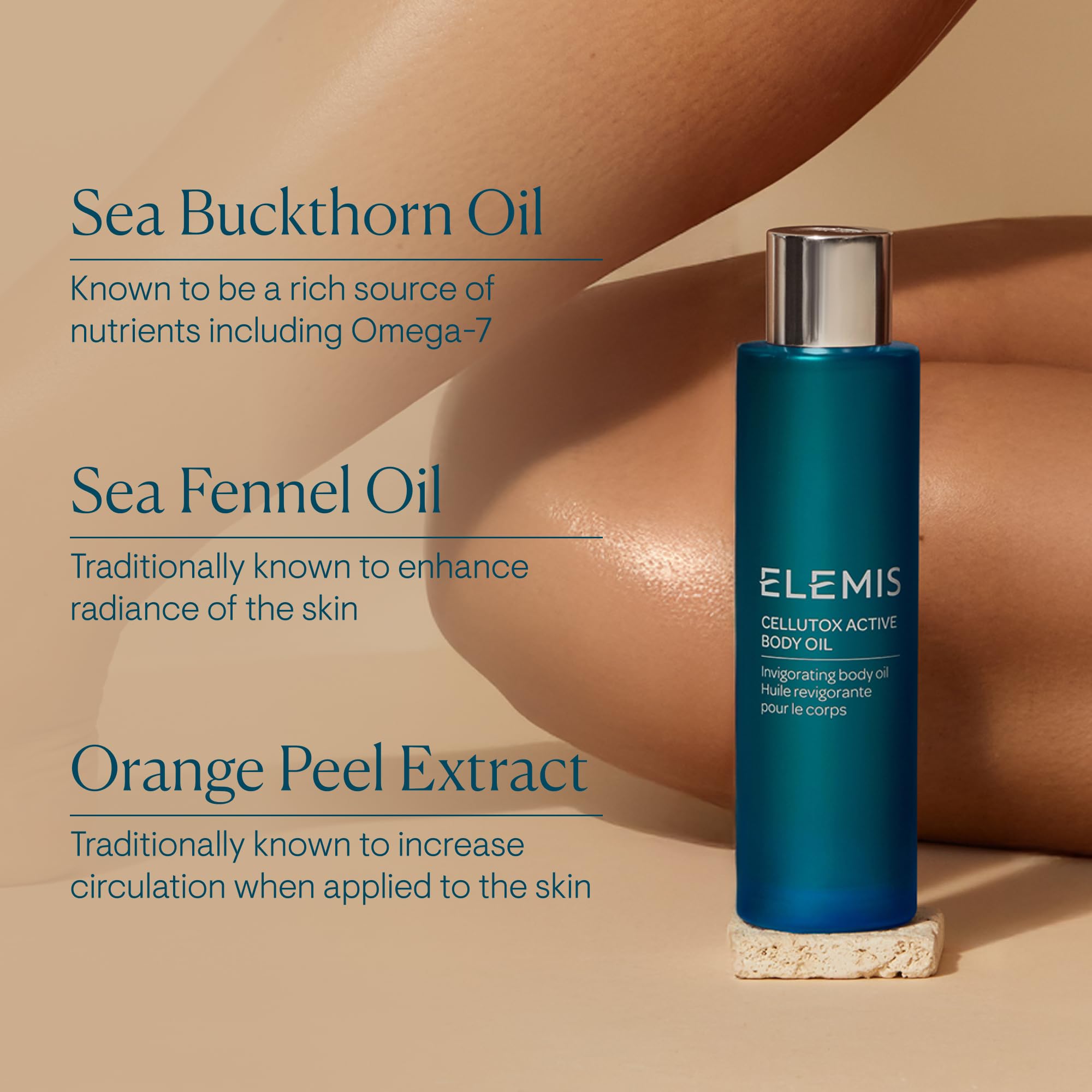 ELEMIS Huile de Massage Anti-Stress | Huile Harmonisante qui Nourrit en Profondeur, Détend et Calme le Corps et l'Esprit grâce à un Mélange d'Huiles Essentielles, 97 ml