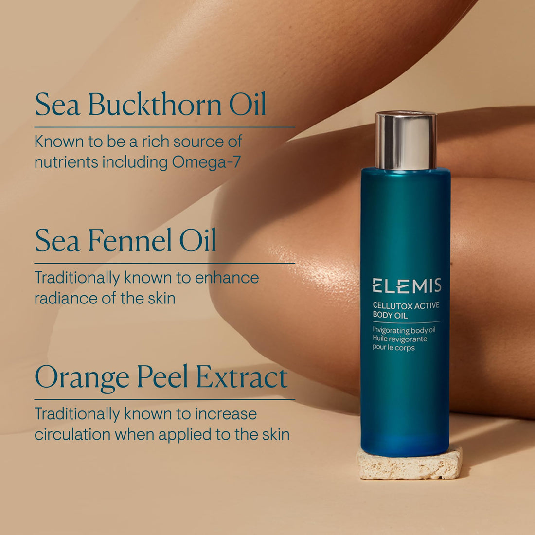 ELEMIS Huile de Massage Anti-Stress | Huile Harmonisante qui Nourrit en Profondeur, Détend et Calme le Corps et l'Esprit grâce à un Mélange d'Huiles Essentielles, 97 ml