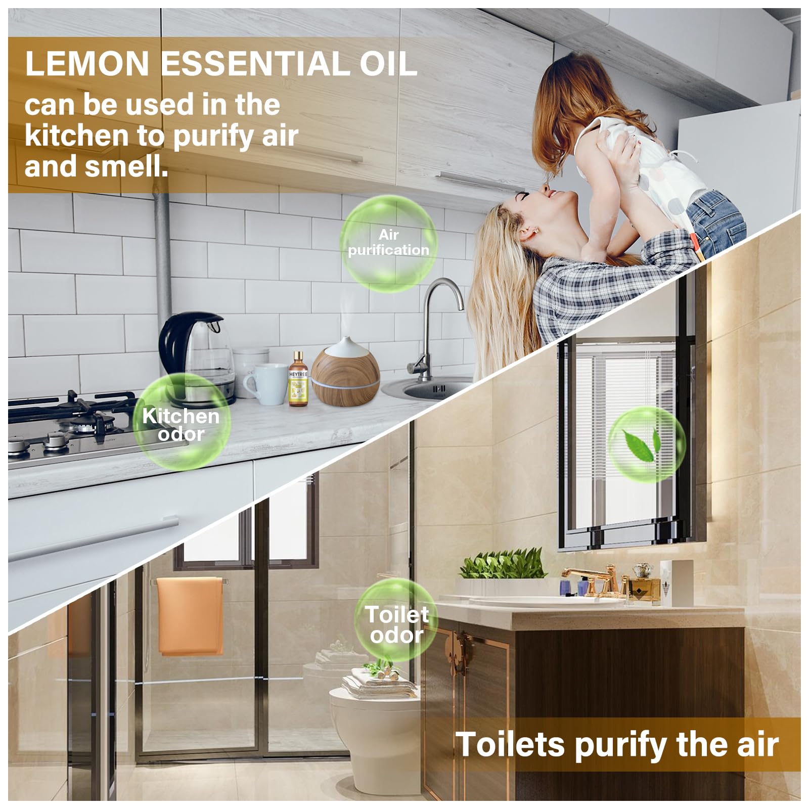 Peppermint Essential Oil 100ml - Pure Natural Essential Oils Strong,Fresh Minty Scent Increases Clarity - Perfect for Aromatherapy,Diffuser, Clear Breathing-Strong Peppermint Oil