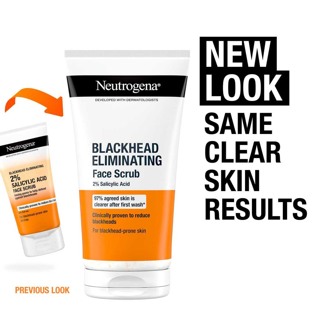 Neutrogena Blackhead Eliminating 0.5% Salicylic Acid Cleansing Toner (1x 200ml), Deep-Cleansing Facial Toner to Eliminate Blackheads and Refine Skin