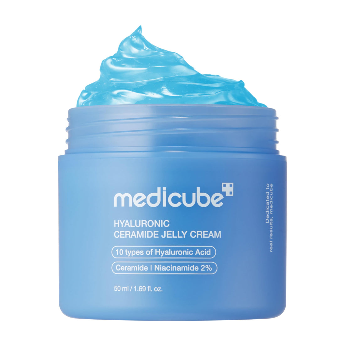 medicube Jelly Cream with Hyaluronic Acid | Daily Moisturizer for All Skin Types | Long-lasting Hydration with Hyaluronic Acid, Ceramides, Multi Peptides | Supports Skin's Natural Barrier | 1.69 fl.oz Halalzen