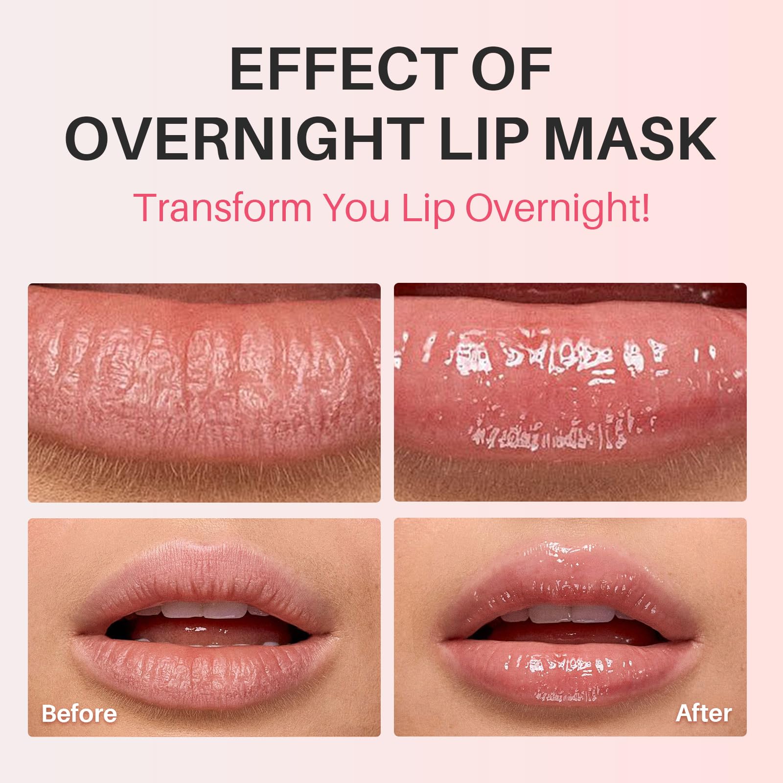 SPODARE Lemon Lip Mask, Hydrating Overnight Lip Sleeping Mask, Lip Moisturizer for Dry Cracked Lips Care, Dual-Color Lips Balm for Nourishing and Softening Lips, Minimizes Fine Lines - 12g Halalzen