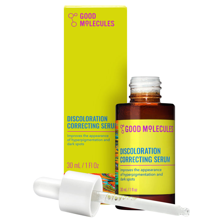 Good Molecules Discoloration Correcting Serum - Serum to Target Dark Spots and Hyperpigmentation - Skin Care for Face 1 FL Halalzen