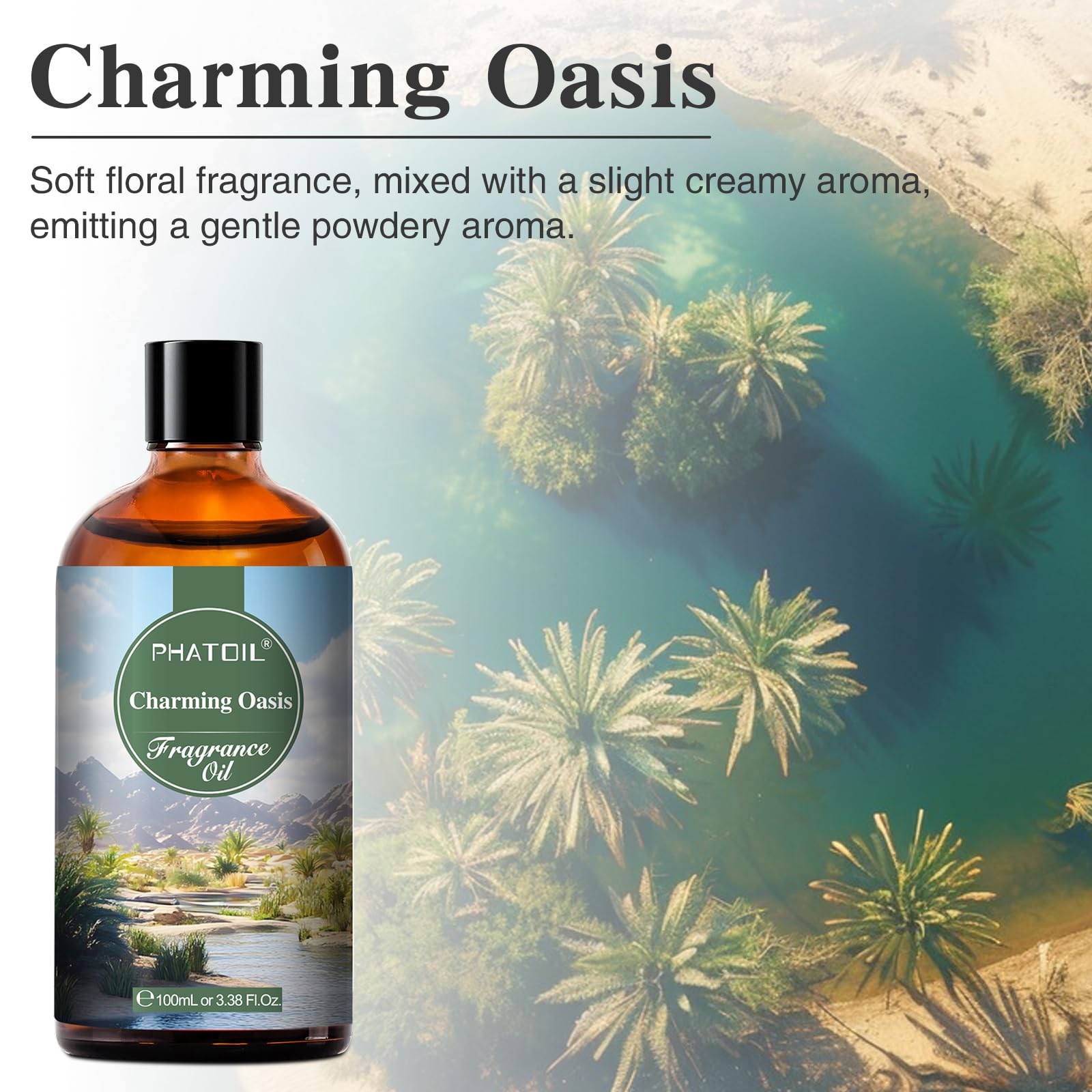 PHATOIL Coconut & Vanilla Fragrance Oils for Aromatherapy, Essential Oils for Diffusers for Home, Premium Quality Coconut & Vanilla Fragrance Essential Oil, Perfect for Diffuser, Relaxation - 100ml