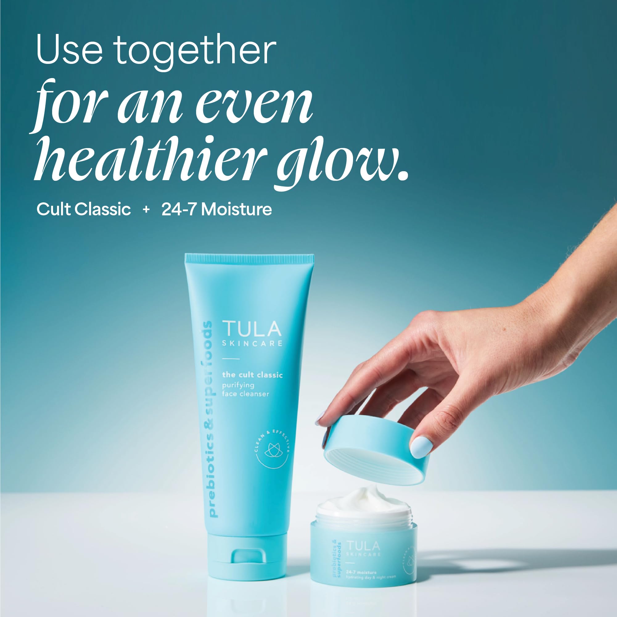 TULA Skin Care Cult Classic Purifying Face Cleanser - Gentle and Effective Face Wash, Makeup Remover, Nourishing and Hydrating