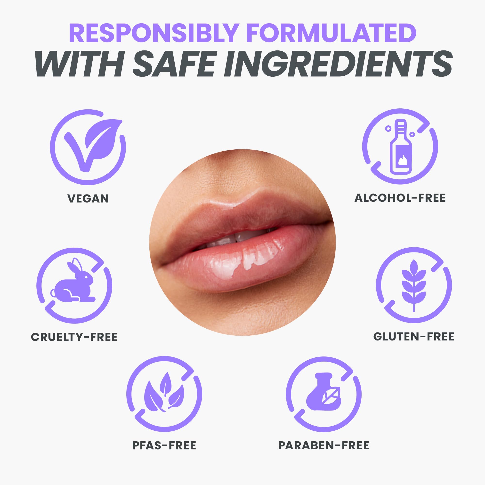 Wonderskin Lip Oil Rehab Serum - Tinted Lip Oil, Hydrating, Moisturizing, and Non-Sticky Deep Red Tint Serum for Dry Lips (Honey) Halalzen