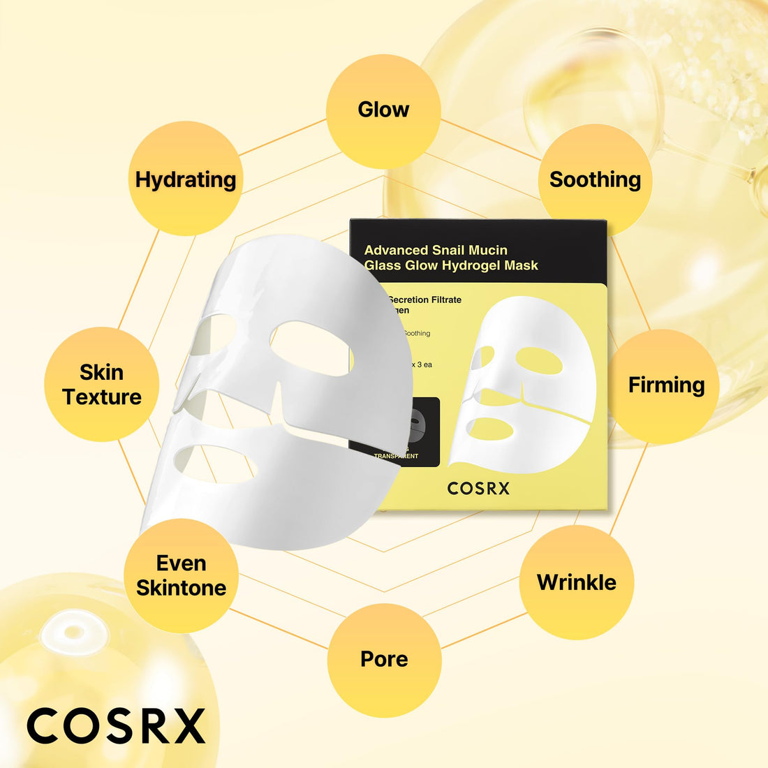 COSRX Advanced Snail 92 All in One Cream Korean Snail Mucin Face Cream & Gel Moisturiser for Dry Sensitive and Anti Aging Skin, Daily Soothing and Moisturising Cream, Korean Skincare 100g