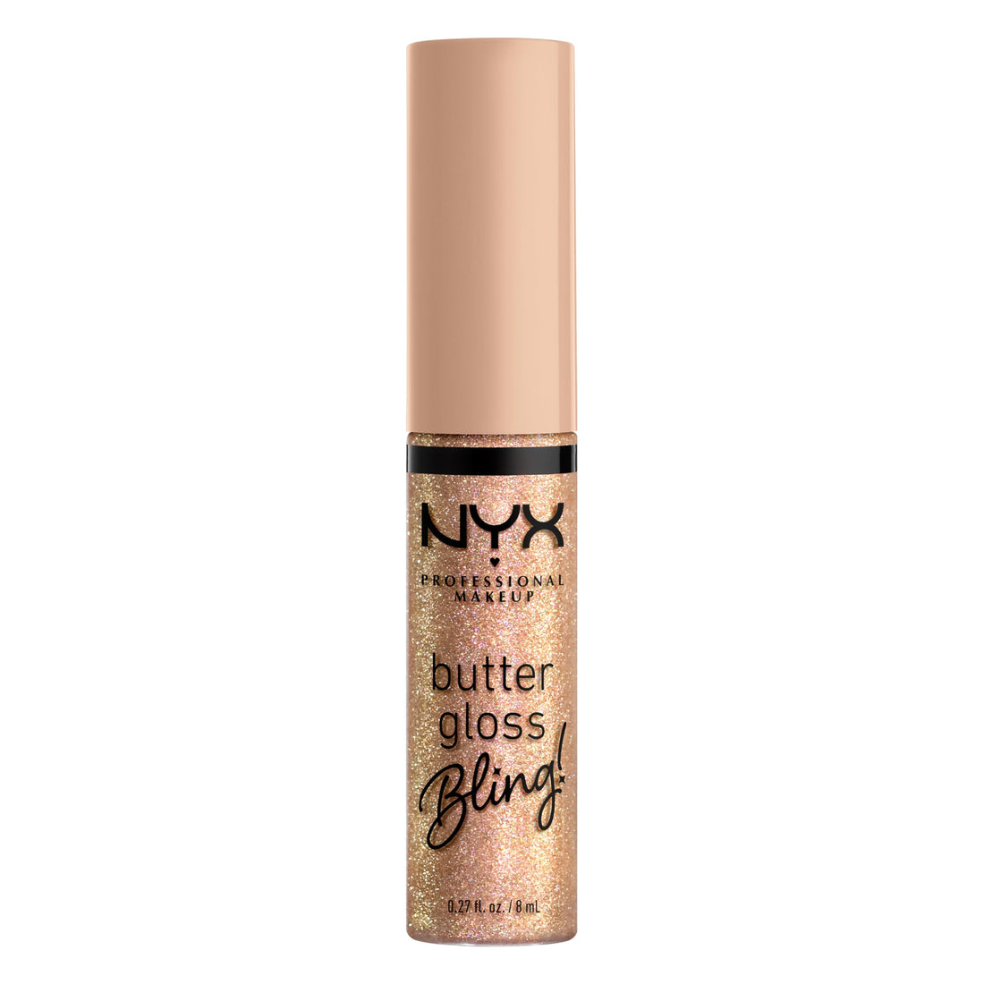 NYX PROFESSIONAL MAKEUP Butter Gloss, Non-Sticky Lip Gloss - Madeleine (Mid-Tone Nude)