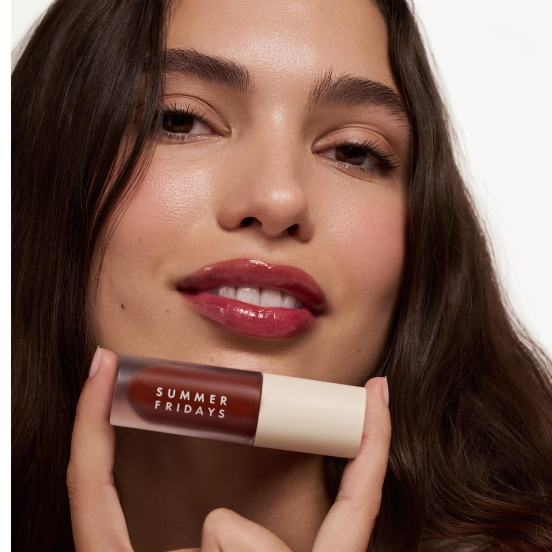 Summer Fridays Dream Lip Oil - Hydrating Tinted Lip Gloss Oil - Non-Sticky Formula with Skincare Benefits for Long-Lasting Softness + Shine - Effortless Beauty Gifts - Bare Sand (0.15 Oz)