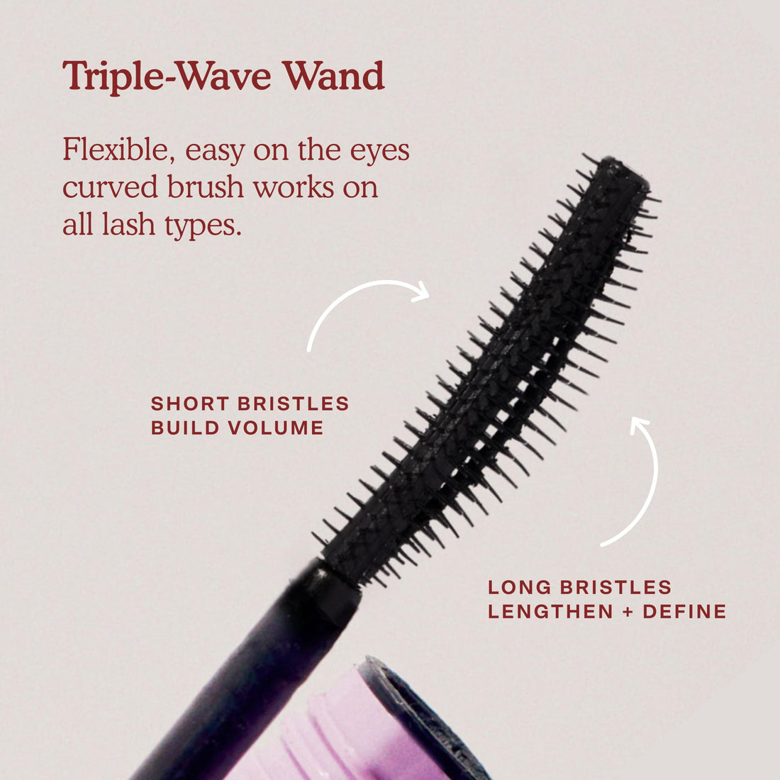 Tower 28 MakeWaves Vegan Black Mascara - Volumizing & Lengthening Mascara for Sensitive Eyes - With Aquaflex Technology for Humidity-Proof Lift - Hypoallergenic Eye Makeup - Jet (0.29 oz)