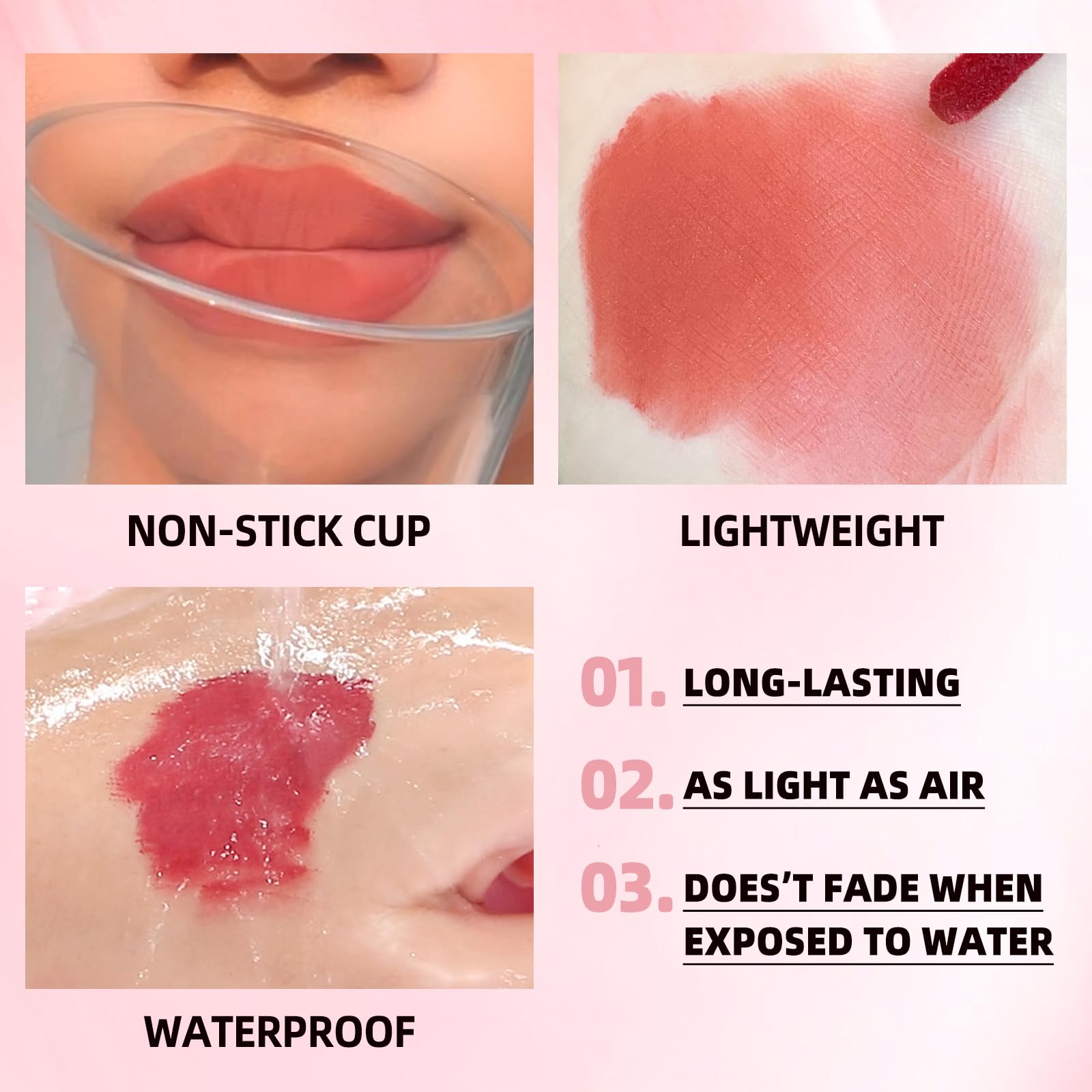 12 Colors Matte Liquid Lipstick Set Velvety Lip Gloss Lip Kit Waterproof Long Lasting Wear Nude Lip Gloss Beauty Cosmetics Gift Box Set (Set A, Set A) Halalzen