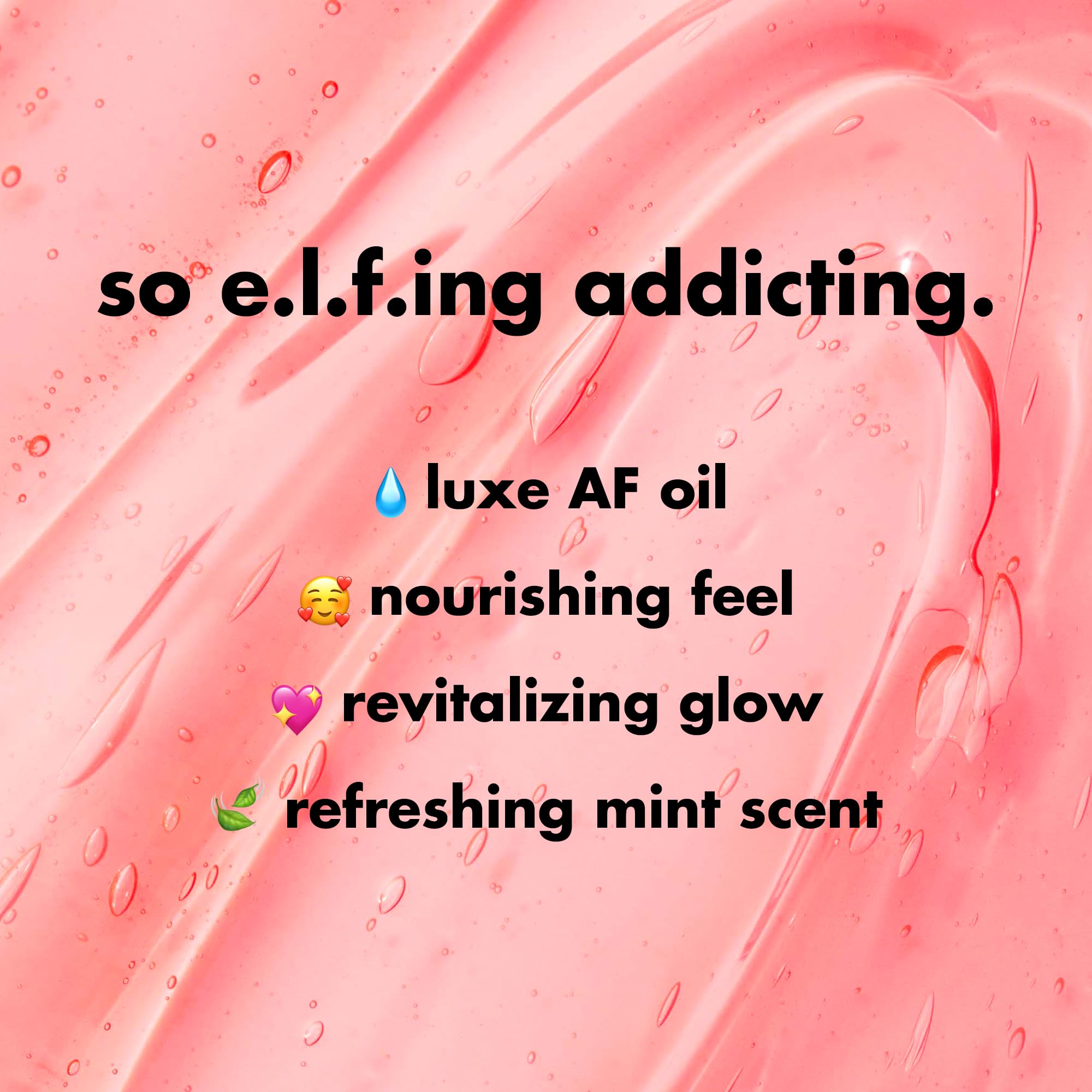 e.l.f. Glow Reviver Lip Oil, Nourishing Tinted Lip Oil For A High-Shine Finish, Infused With apricot Oil, Vegan & Cruelty-Free, It's Giving Guava