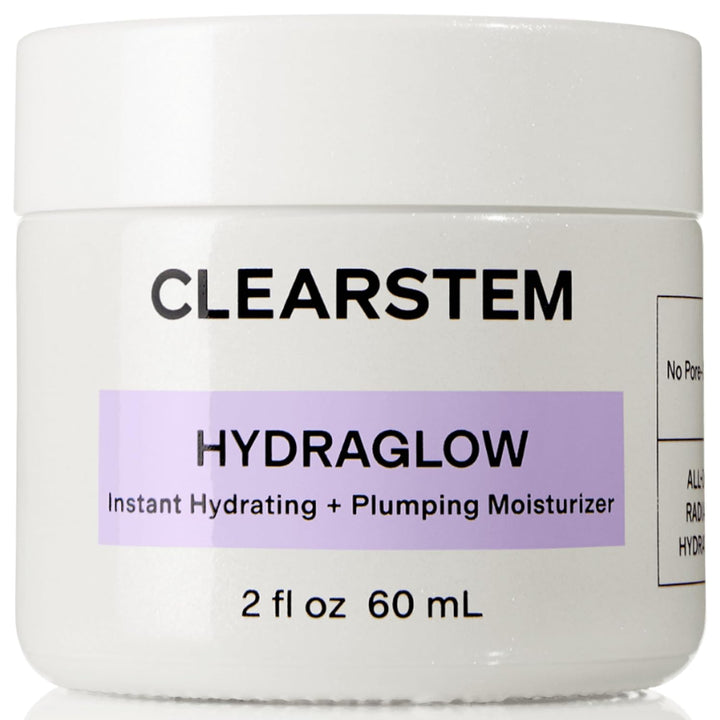 CLEARSTEM - HYDRAGLOW Stem Cell Moisturizer - Bakuchiol + Squalene - Youthful Skin Face Moisturizer - All Skin Types - Facial Skin Care Products - Gluten Free, Cruelty Free - 2 fl oz / 60ml Halalzen
