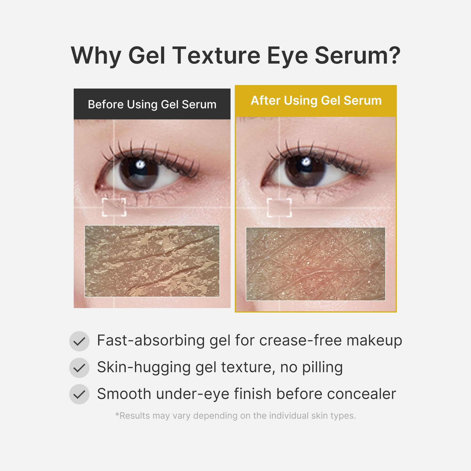 medicube Eye Serum with Salmon DNA PDRN & Pink Peptides | 99% Purity Retinol for Fine Lines | PDRN & Niacinamide for Uneven Skin Tone | Korean Skincare, 1.01 fl.oz Halalzen