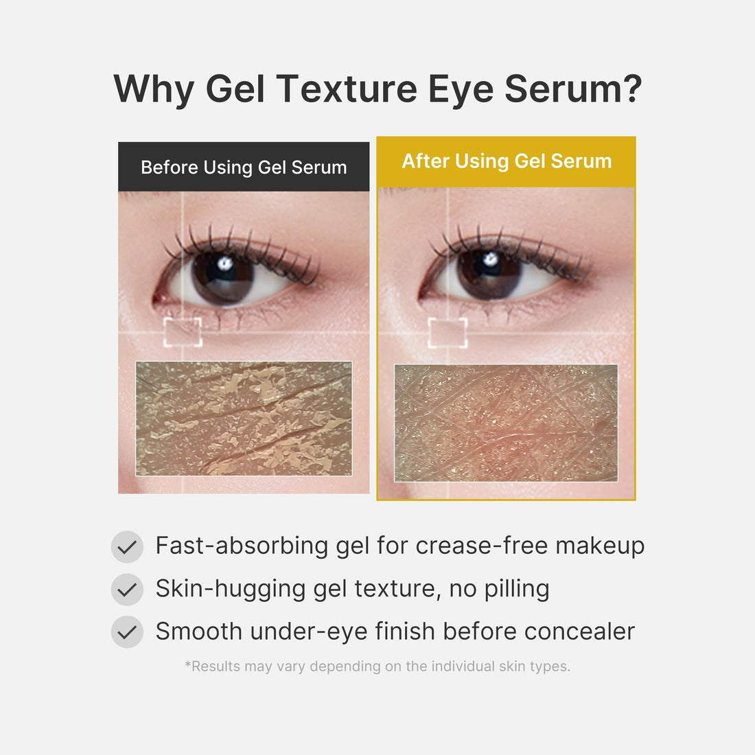 medicube Eye Serum with Salmon DNA PDRN & Pink Peptides | 99% Purity Retinol for Fine Lines | PDRN & Niacinamide for Uneven Skin Tone | Korean Skincare, 1.01 fl.oz Halalzen