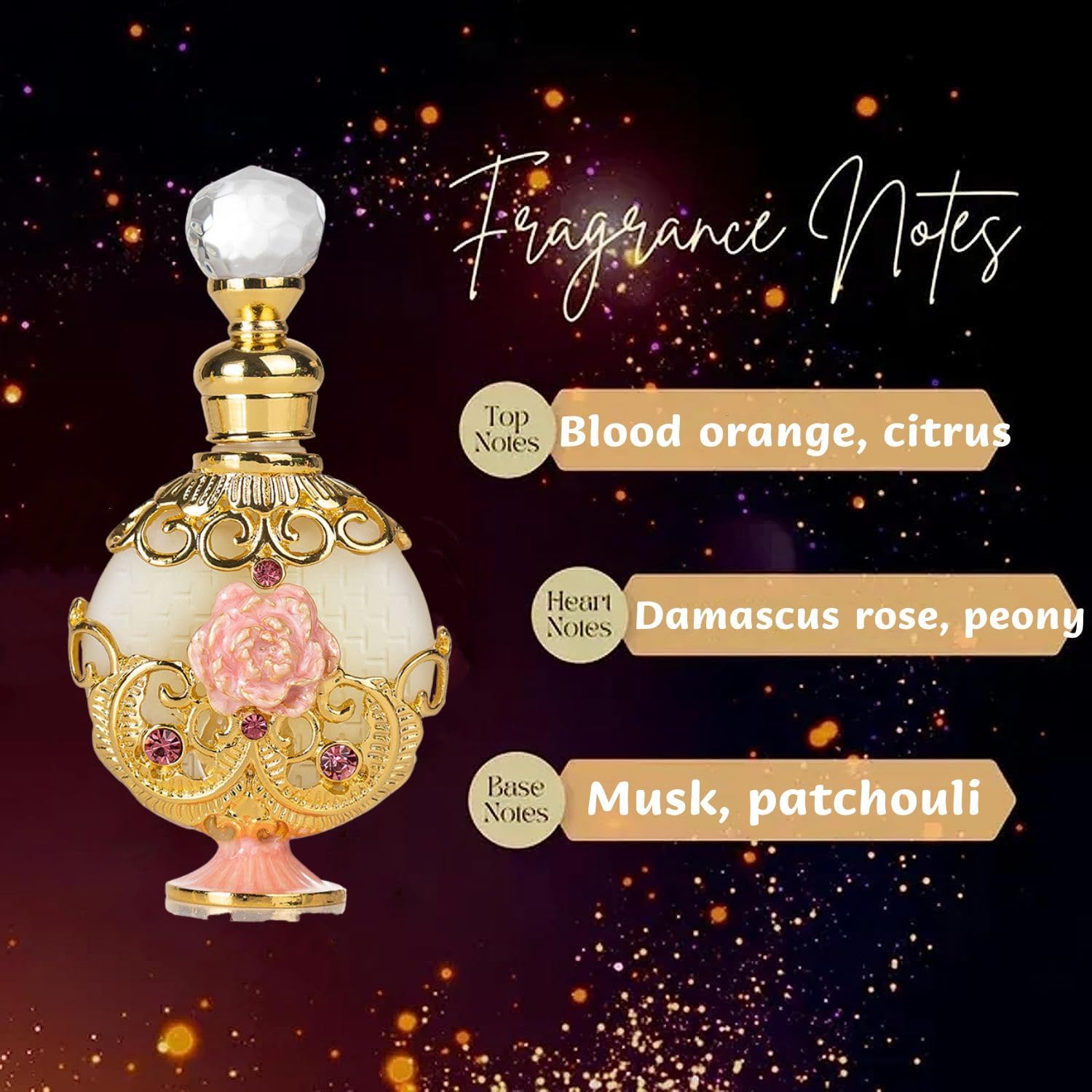 Perfume for Women, Halal Dubai Retro Concentrated Perfume Oil - Long Lasting Exquisite Vintage Fragrance Gift - The Luxurious Scent - 0.5Oz