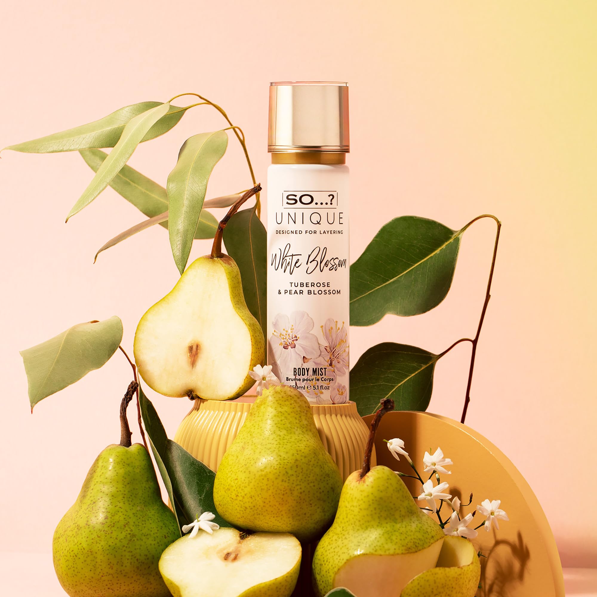So…? Unique Womens White Blossom Body Mist Fragrance Spray 150ml Halalzen