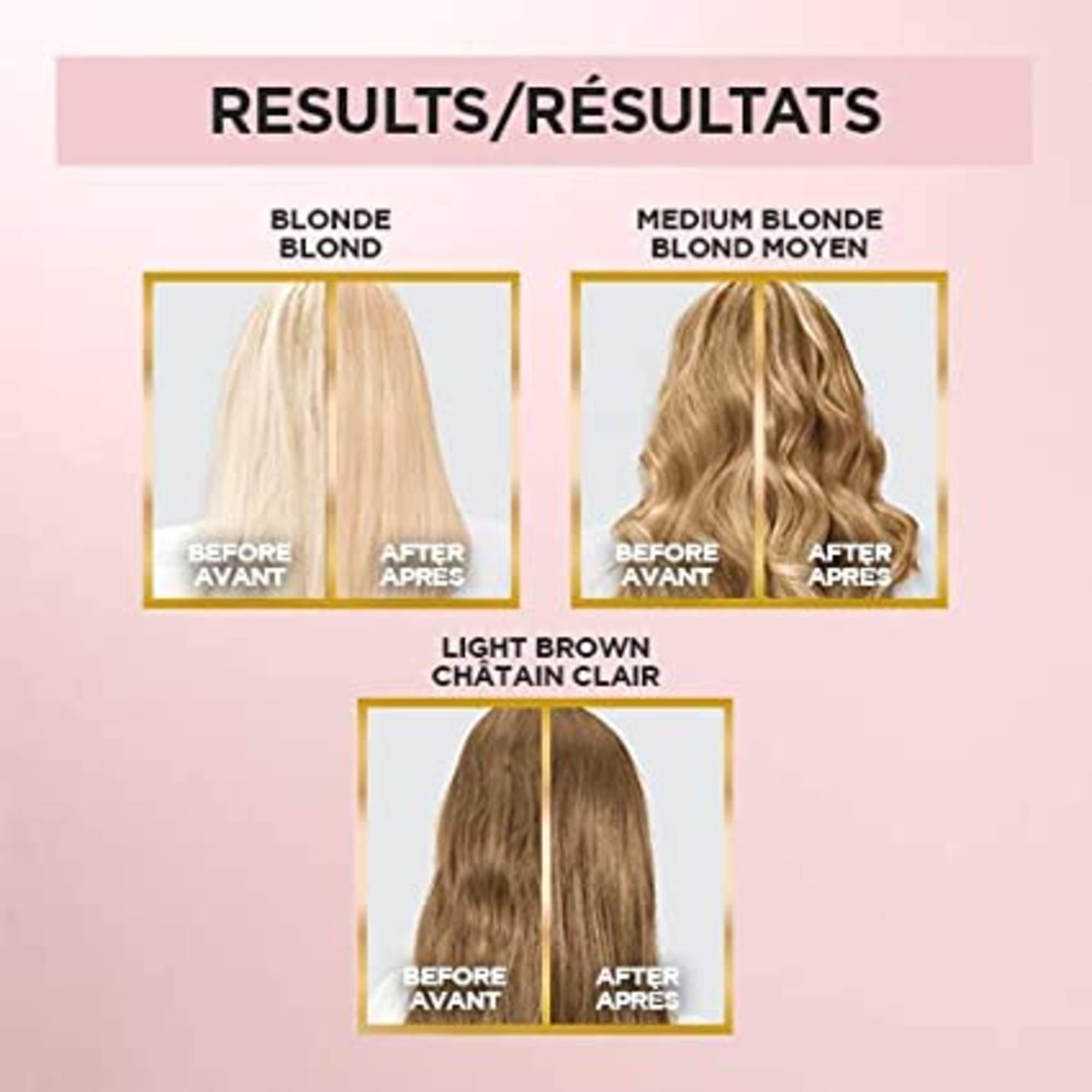 L’Oreal Paris Le Color Gloss One Step In-Shower Toning Hair Gloss for Bleached Hair, Neutralizes Brass, Conditions & Boosts Shine, Platinum Pearl, 4 Ounce