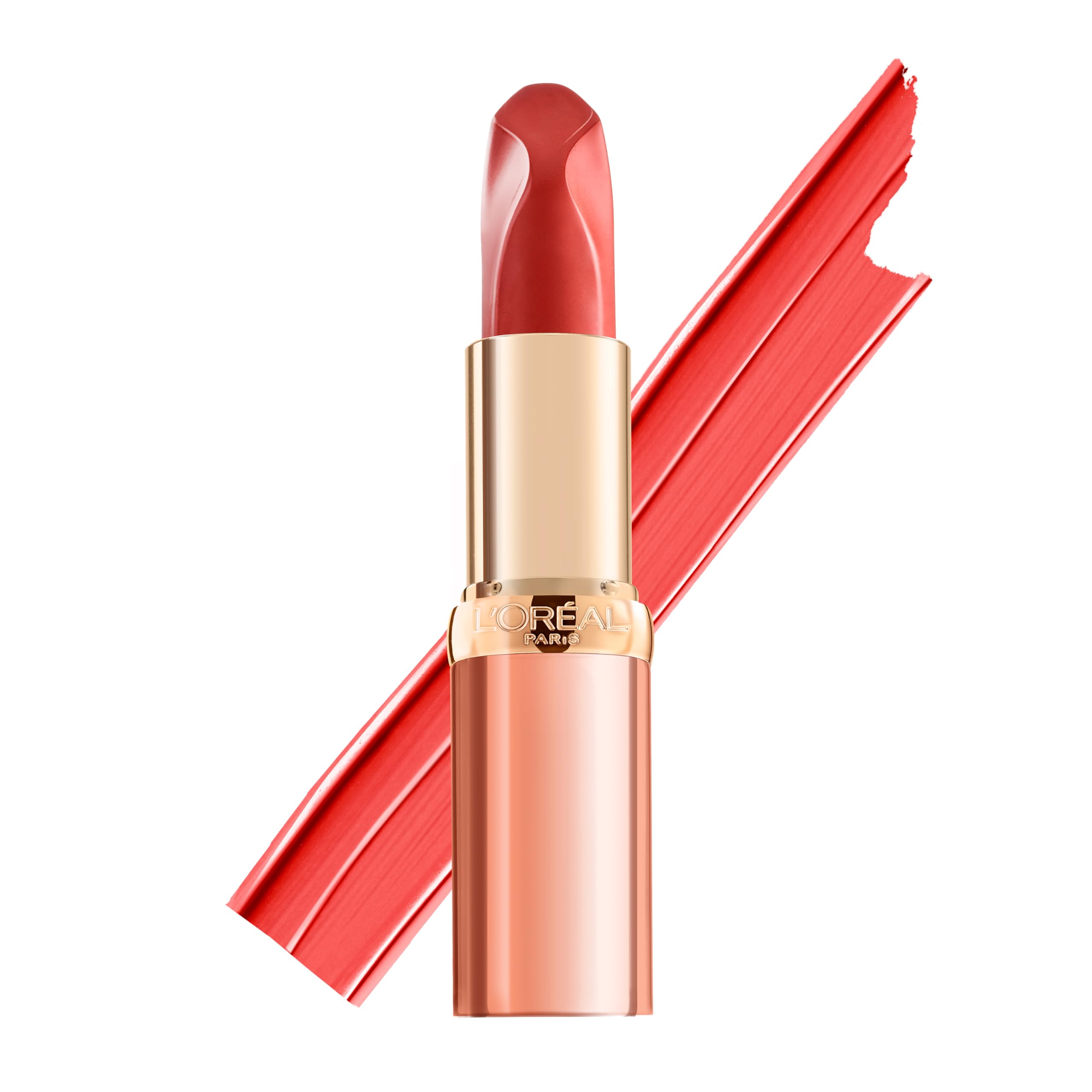 L'Oréal Paris Color Riche Satin Smooth Lipstick, Moisturising Pure Pigment Lip Colour, With Omega 3 & Vitamin E, Ultra Creamy Formula, Shade: 107 Seine Sunset Halalzen