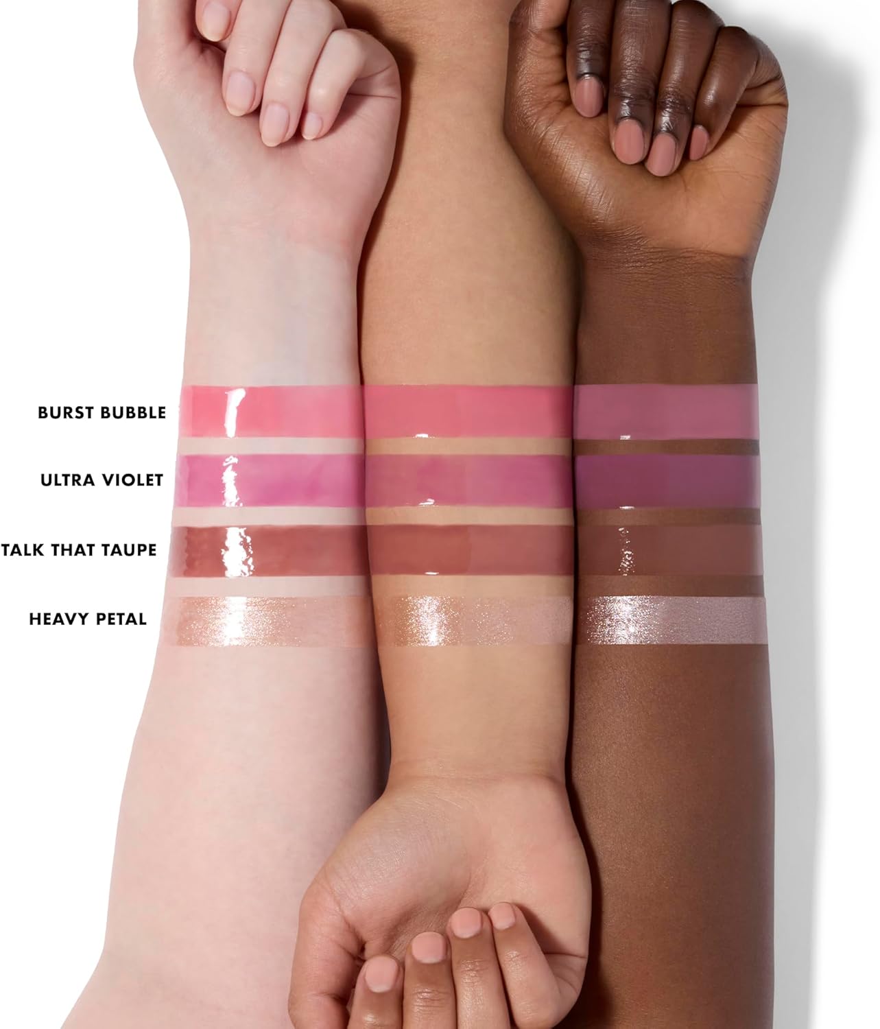 Glow Reviver Plumping Lip Oil Kit, Nourishing Tinted Lip Oils For A High-shine Finish, Infused With Jojoba Oil, Vegan & Cruelty-free, 4 Shades
