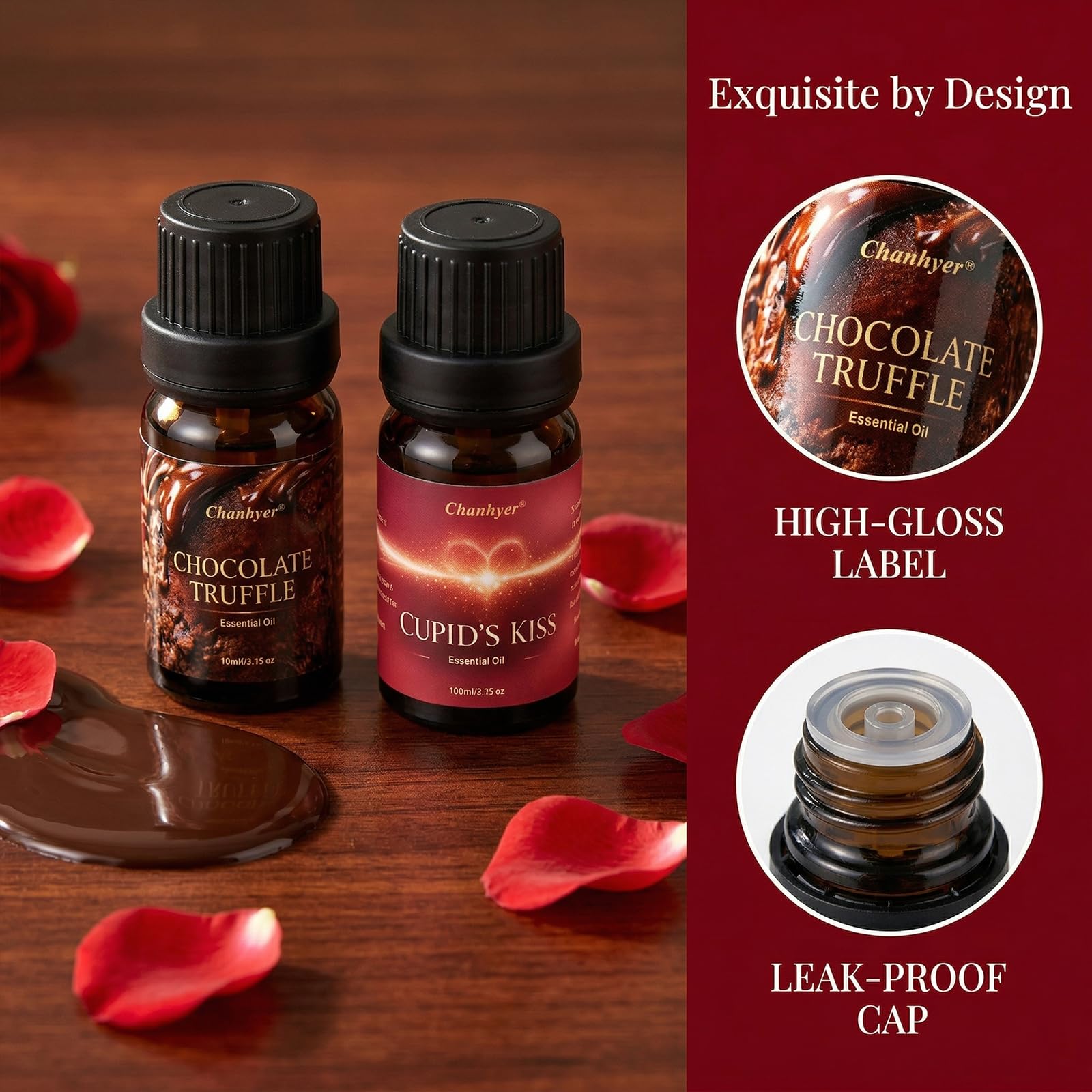 Hotel Collection Essential Oils for Diffusers for Home - 6 x 10 ml Luxury Scented Oil Set with Luxury Night,Jasmine Peppermint,White Tea,Citrus Happiness,My Way,Hotel Lobby,Gift for Women and Men