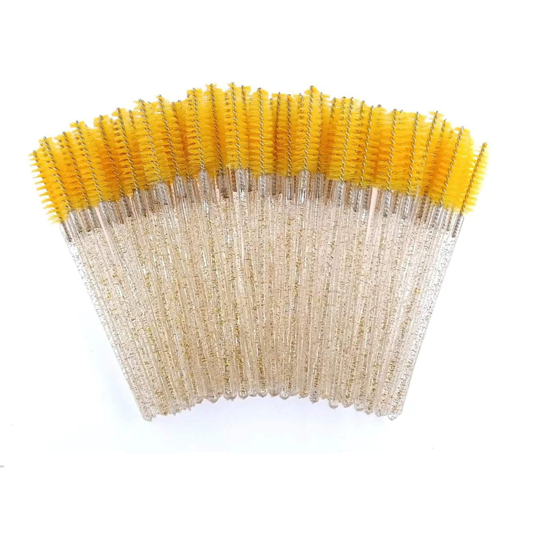 ZHIYE 50 pcs Eyelash Mascara Brushes, Wands Applicator Eyebrow Brush Makeup Kit, Eyebrow Castor Oil Brush Makeup Tool Halalzen