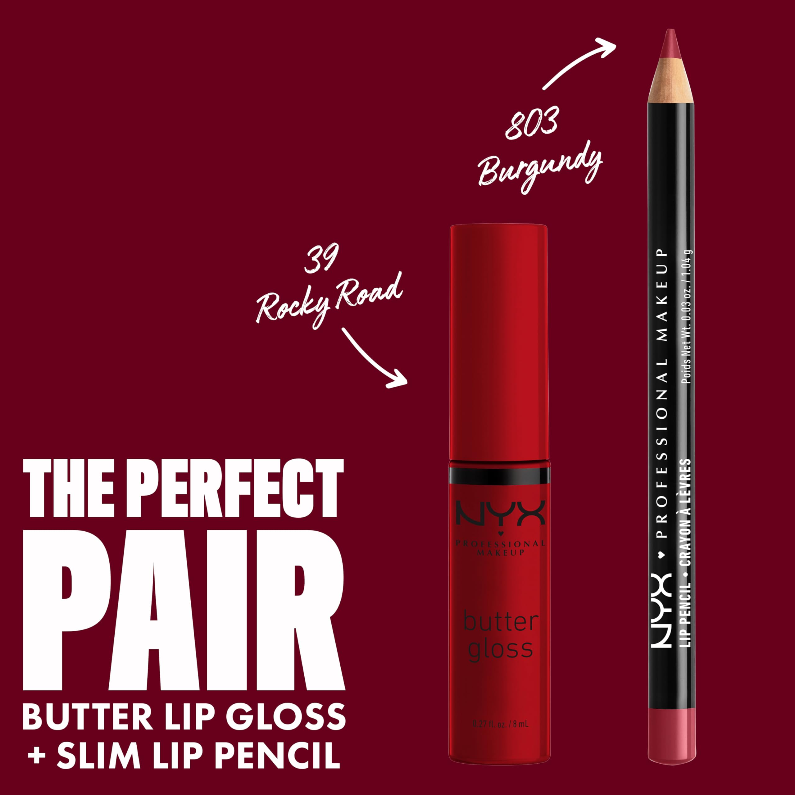 NYX PROFESSIONAL MAKEUP Butter Gloss, Non-Sticky Lip Gloss - Madeleine (Mid-Tone Nude)