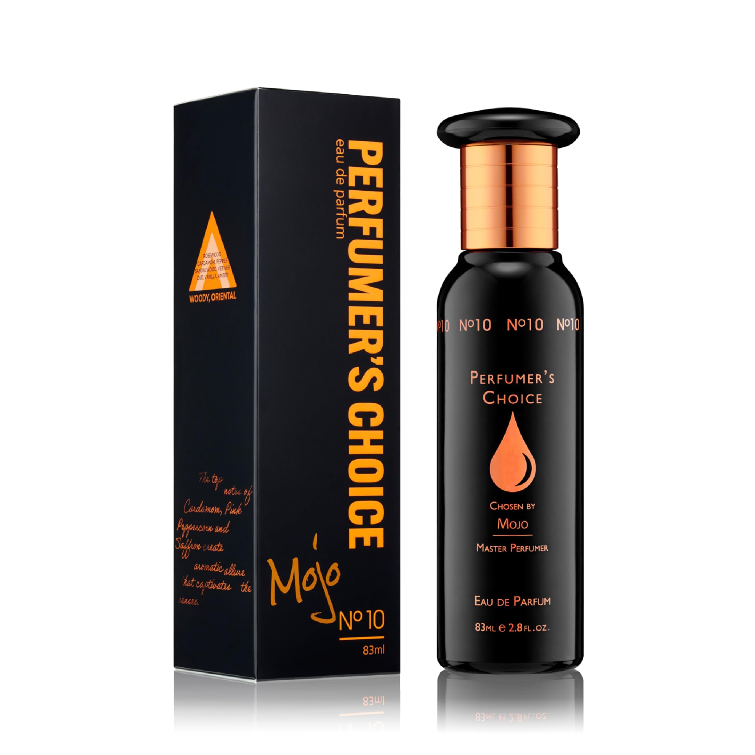 PERFUMER'S CHOICE No 10 by Mojo Perfume for Men. 83ml Eau de Parfum, Luxury Fragrance - Mens Aftershave, Long Lasting Fragrance by Milton-Lloyd