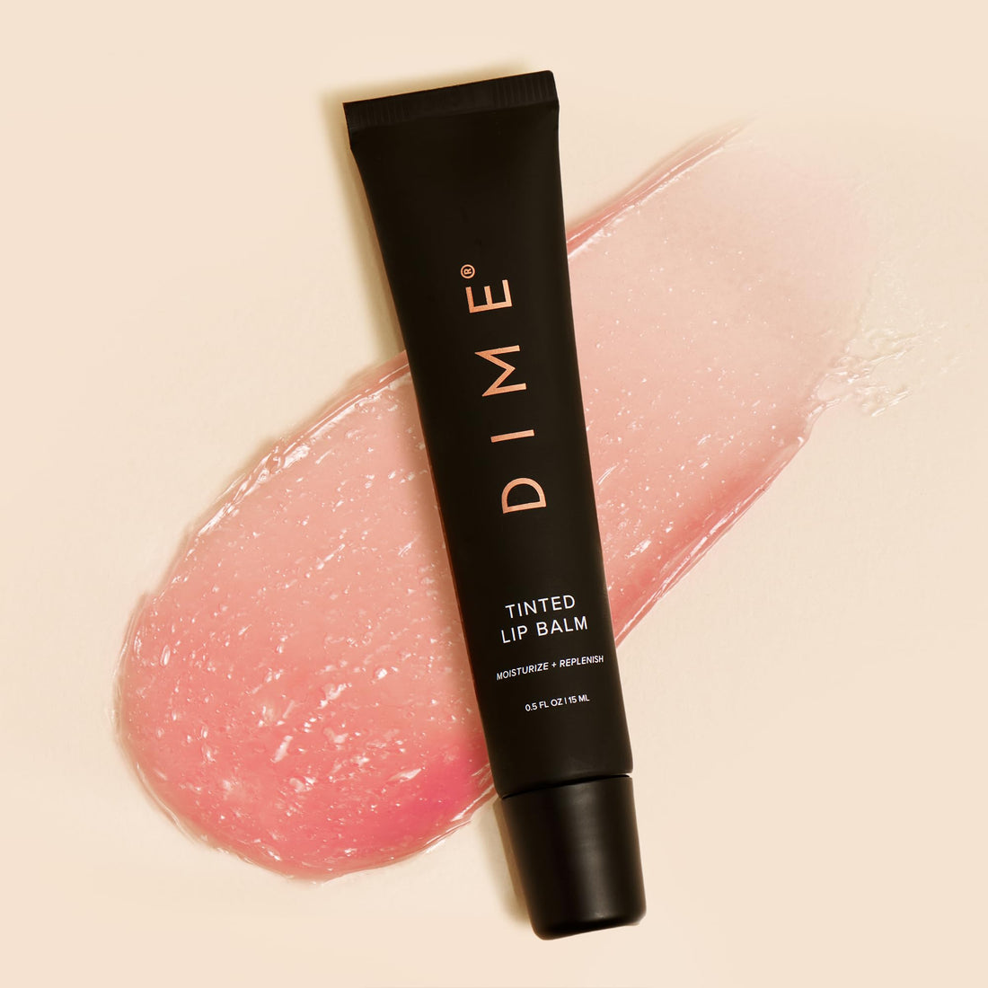 DIME Beauty Fresh Air Lip Balm - Glossy Hydrating Lip Treatment with Shea Butter, Anti-Aging Lip Care, Lip Moisturizer, Vegan, Cruelty-Free, 0.5 oz / 15 ml Halalzen