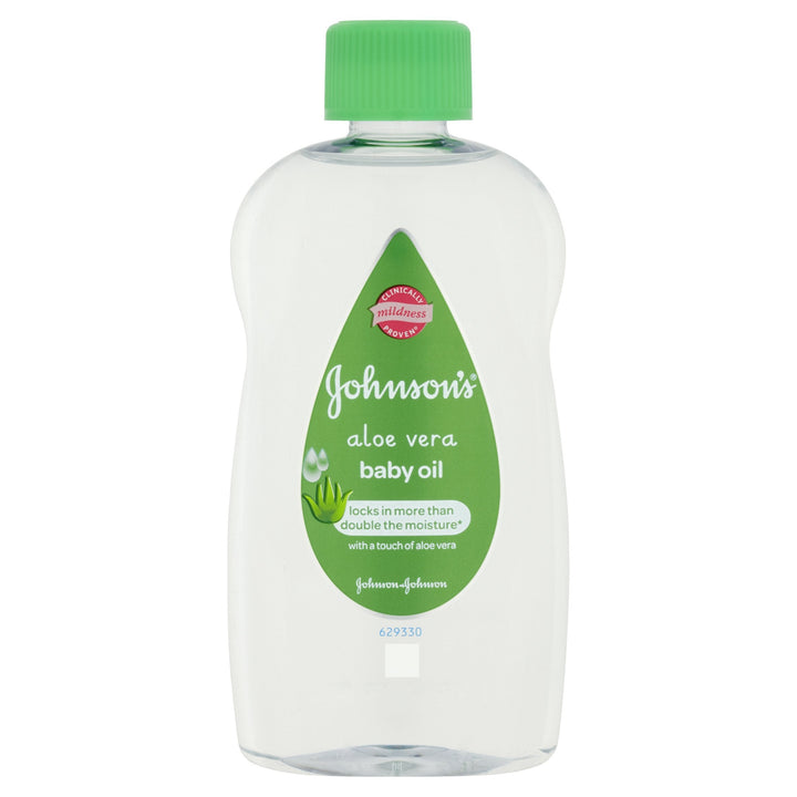 Johnson's Baby Oil with Aloe Vera 300 ml - Pack of 6 Halalzen