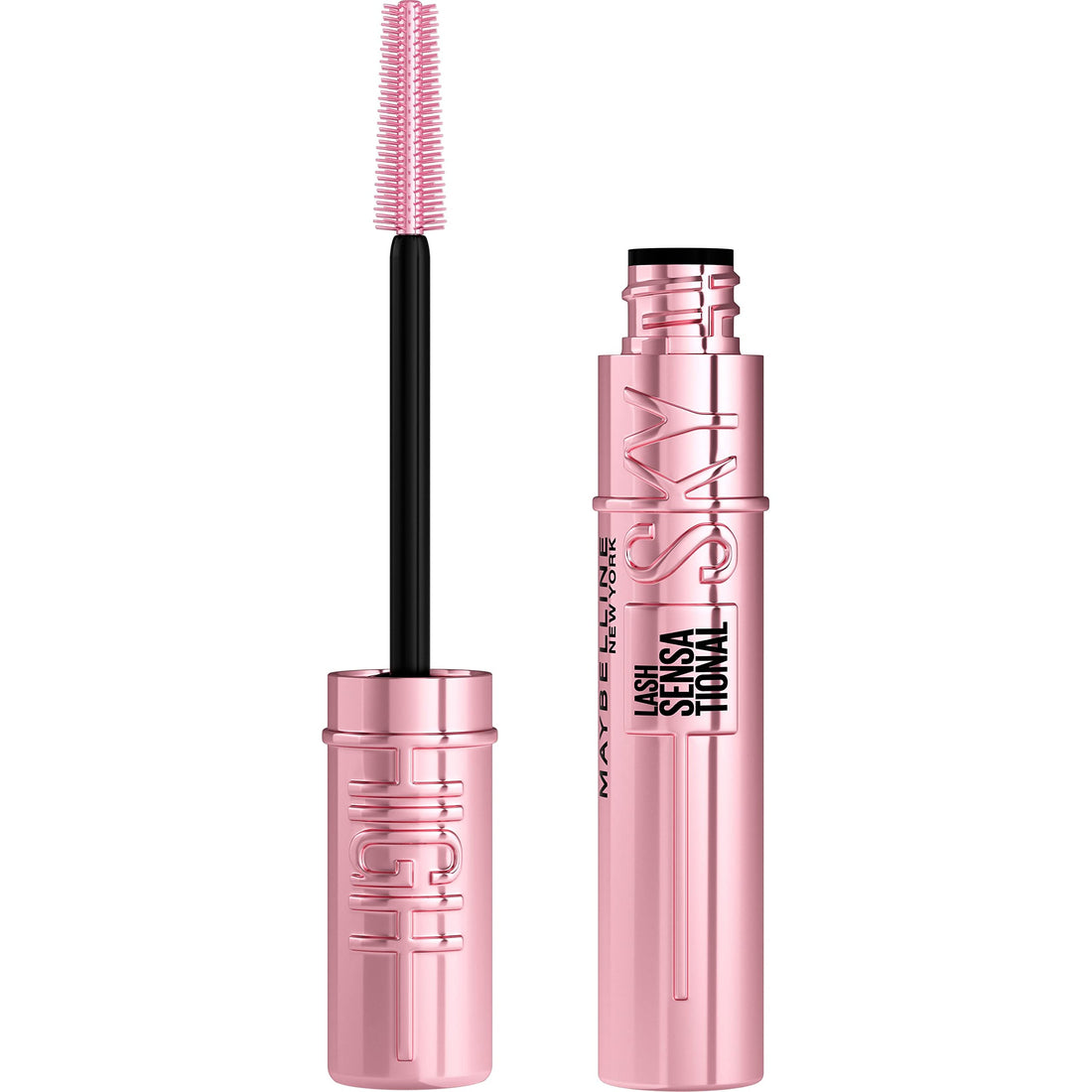 Maybelline New York Lash Sensational Sky High Mascara, Volumising & Lengthening Mascara, Washable Flake-Free Formula Infused with Bamboo Extract & Fibres, 7 ml, Shade: Brown Halalzen