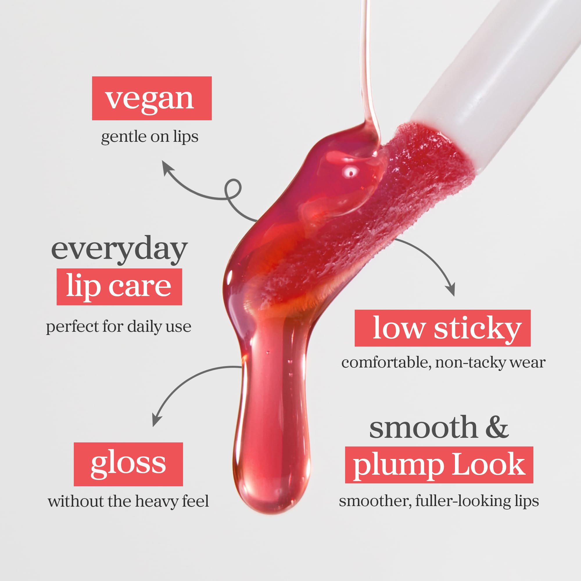 NOONI Korean Lip Oil - Applepeony | Long-Lasting, Moisturizing, Plumping, Revitalizing for Dry Lips, Waterproof, No Peel Off, Hydrating Lip Stain, Stocking Stuffers, Cute Stuff, 0.12 FL Oz Halalzen