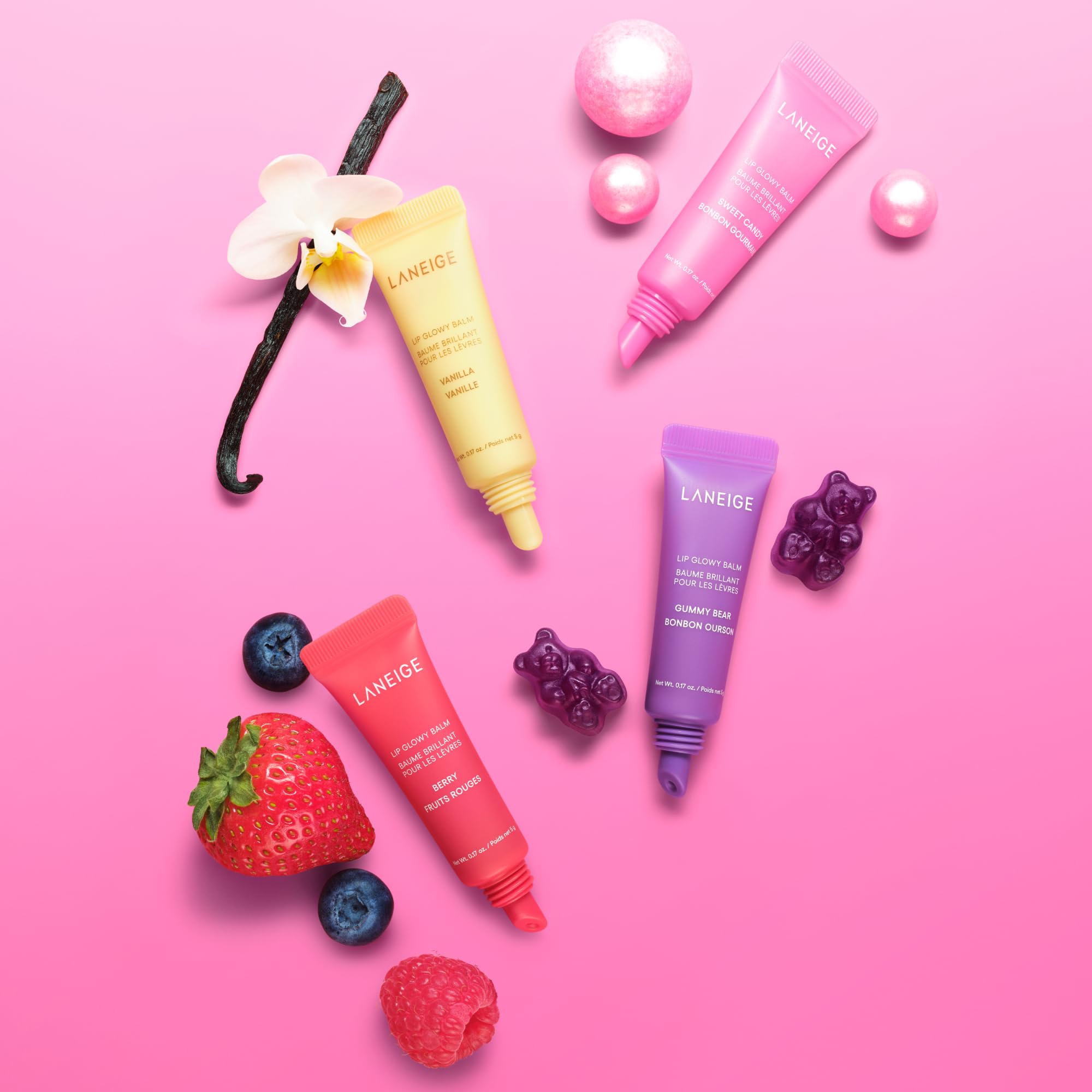 LANEIGE Lip Glowy Balm: Sheer Tinted Lip Moisturizer with Shea Butter, for Hydrating Shine & Soft Lips Halalzen