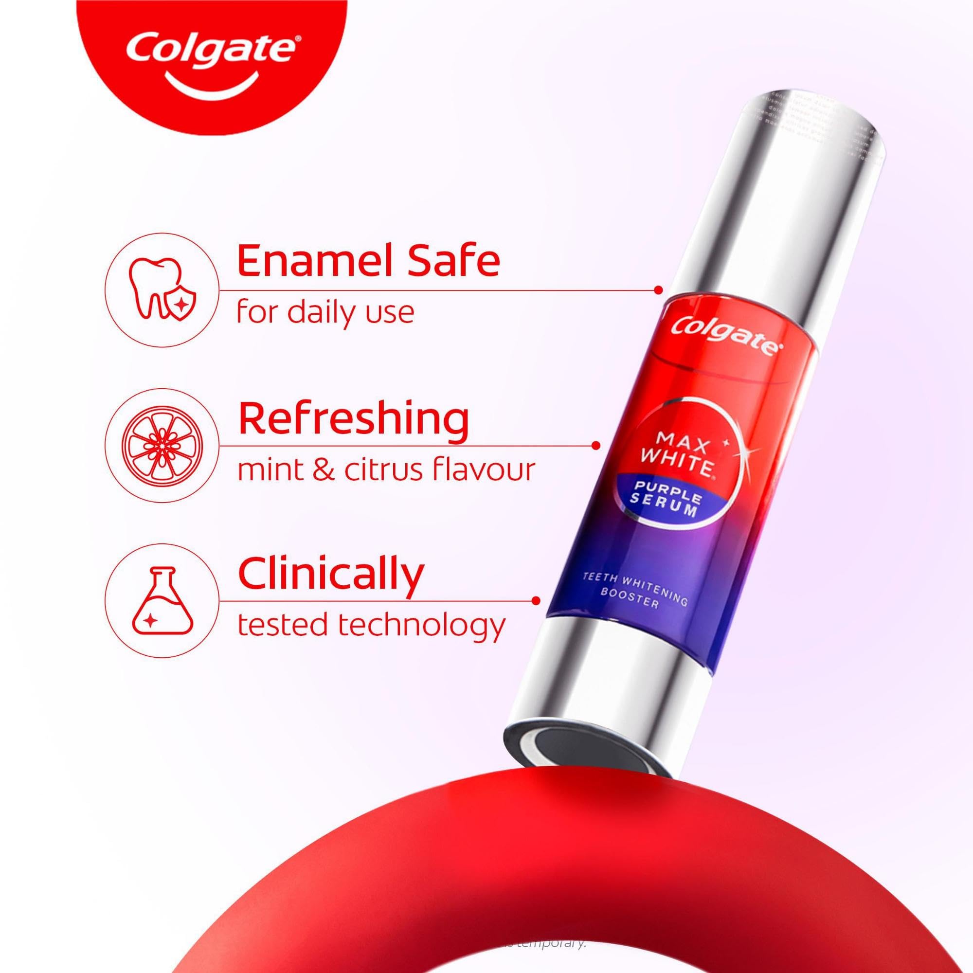 Colgate Max White Purple Teeth Whitening Serum 40ml