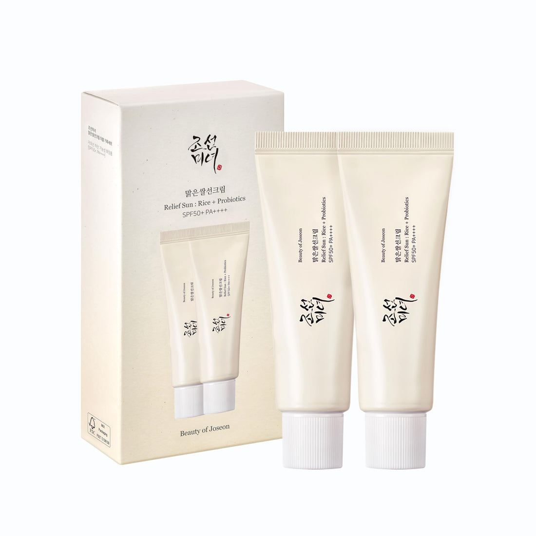 Beauty of Joseon Relief Sun Rice Probiotics SPF 50+ PA++++ Korean Sunscreen sunblock for Face Daily Sunscreen for Men Women Skincare 50ml
