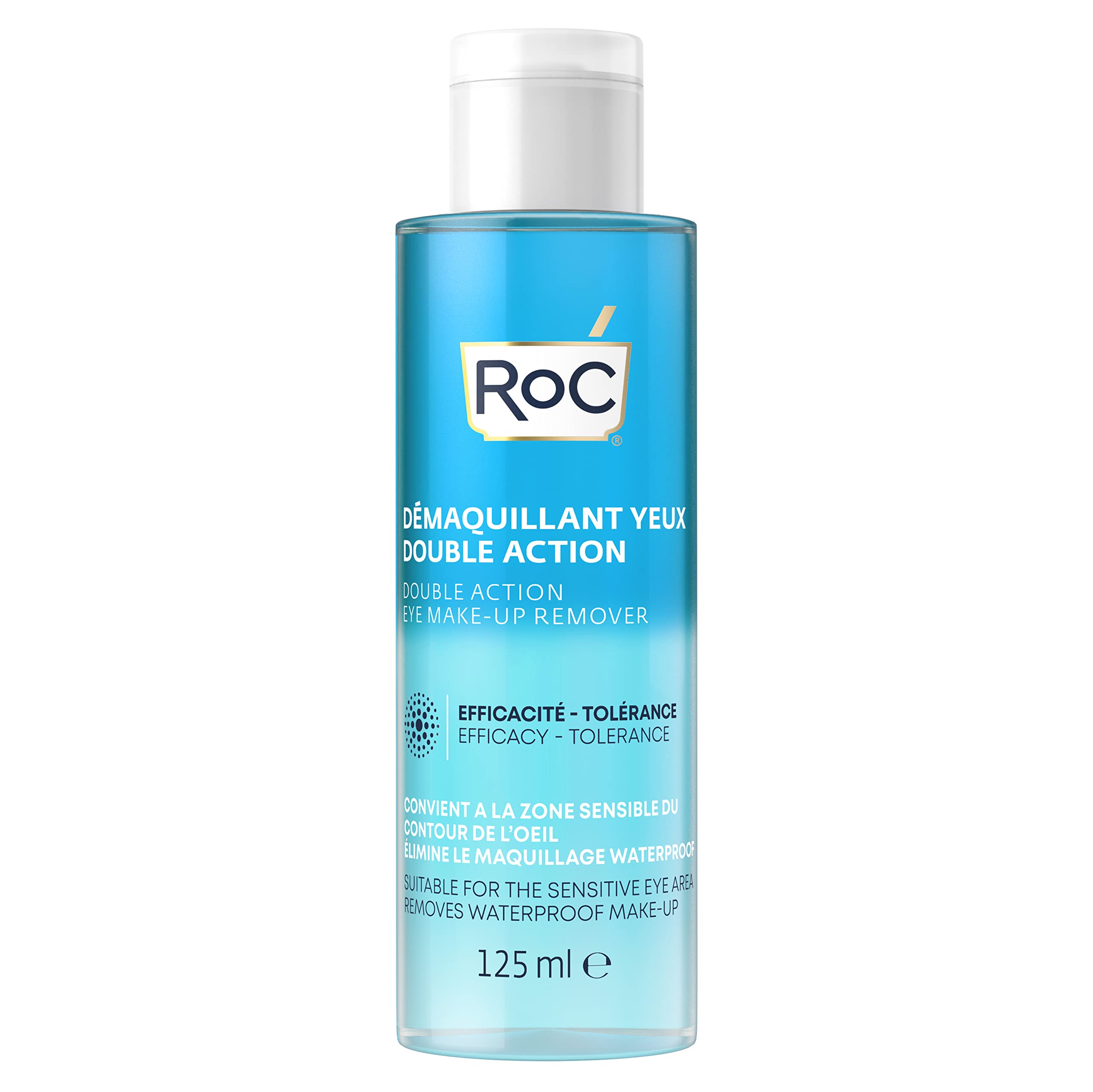 ROC - 3-in-1 Milk Makeup Remover - Effective Makeup Removal - 24-Hour Moisturising Remover - Removes Waterproof Makeup - Skin Toning Solution - Glycerin & Panthenol - All Skin Types - 400 ml Halalzen