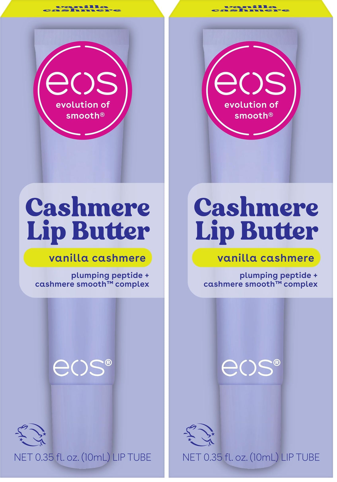 eos Cashmere Lip Butter – Vanilla Cashmere, Smoothing Lip Mask & Moisturizer with Plumping Peptides & Shea Butter, 0.35 fl oz Halalzen