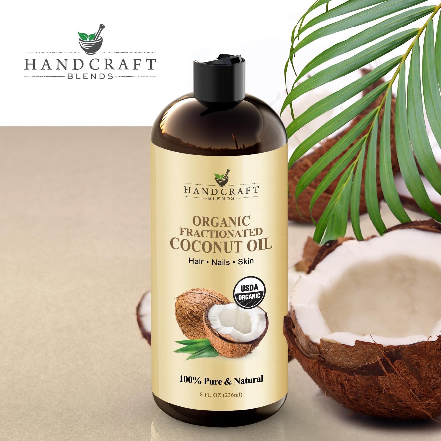 Handcraft Blends Castor Oil with Rosemary and Peppermint Oil 118 ml | 100% Pure and Natural | Premium Grade Carrier Oil | Hair, Eyelashes and Eyebrows | Hair and Body